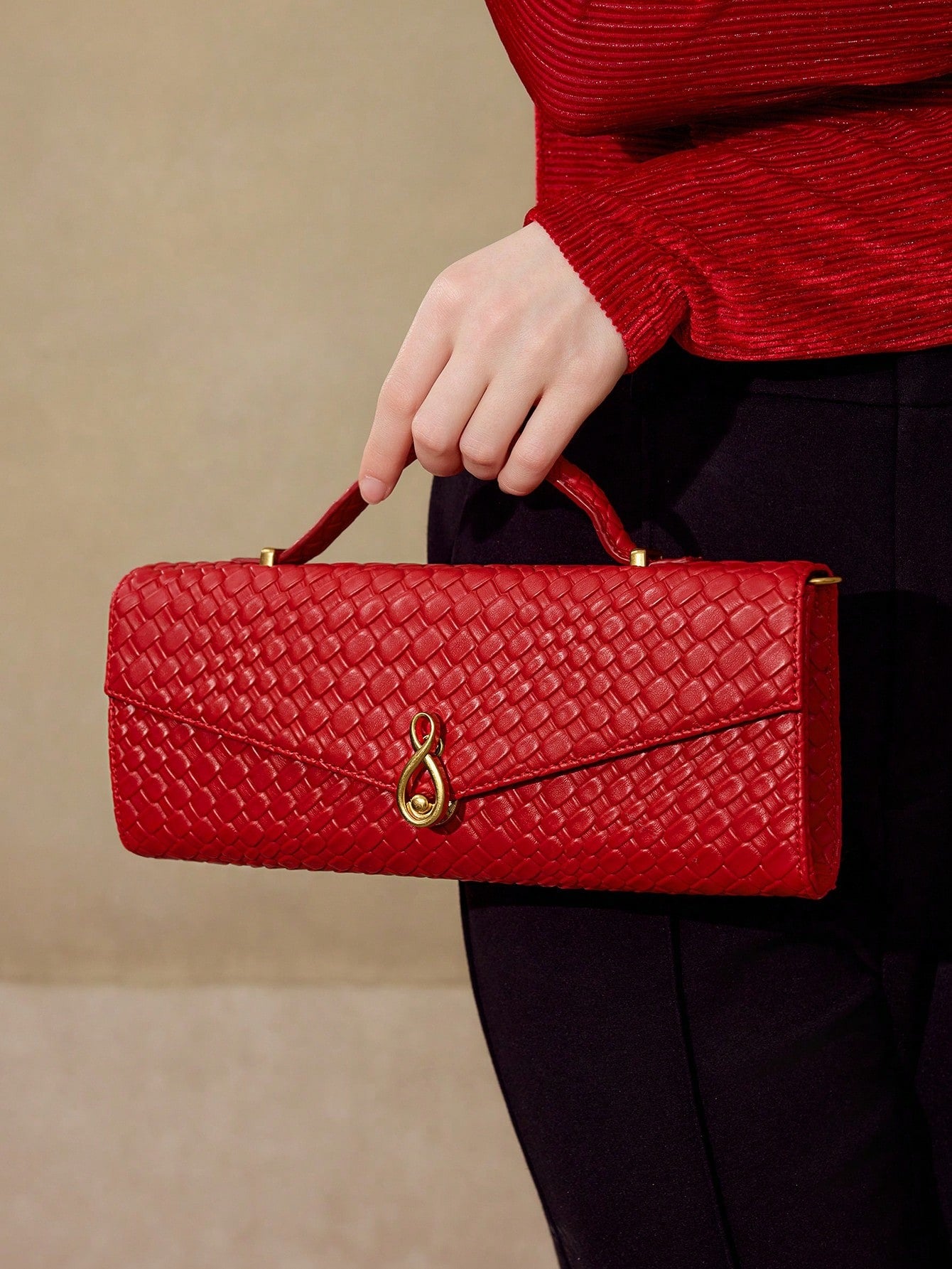 Bolsa Feminina Transversal Vermelha Celestine