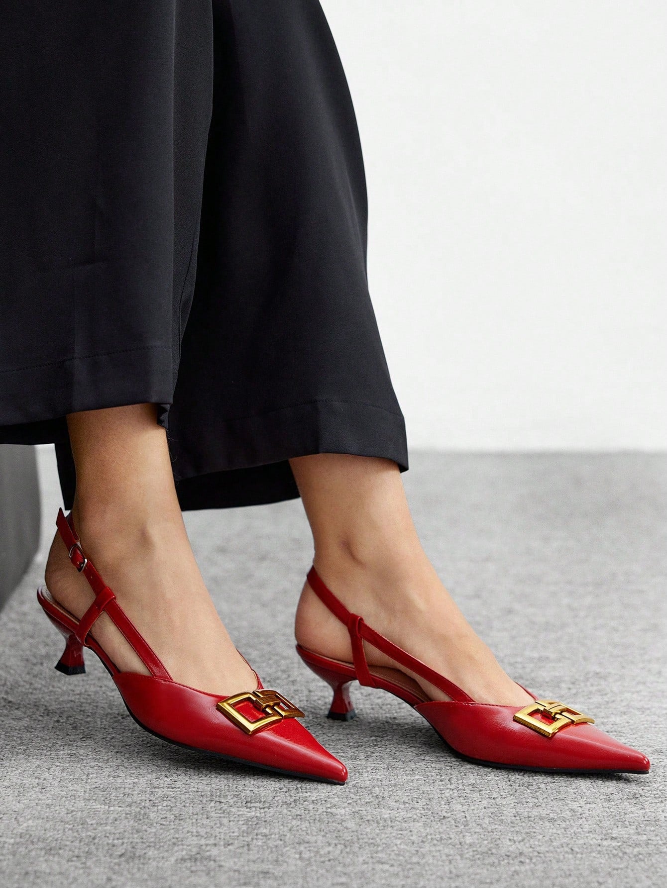 Scarpin Vermelho Solène