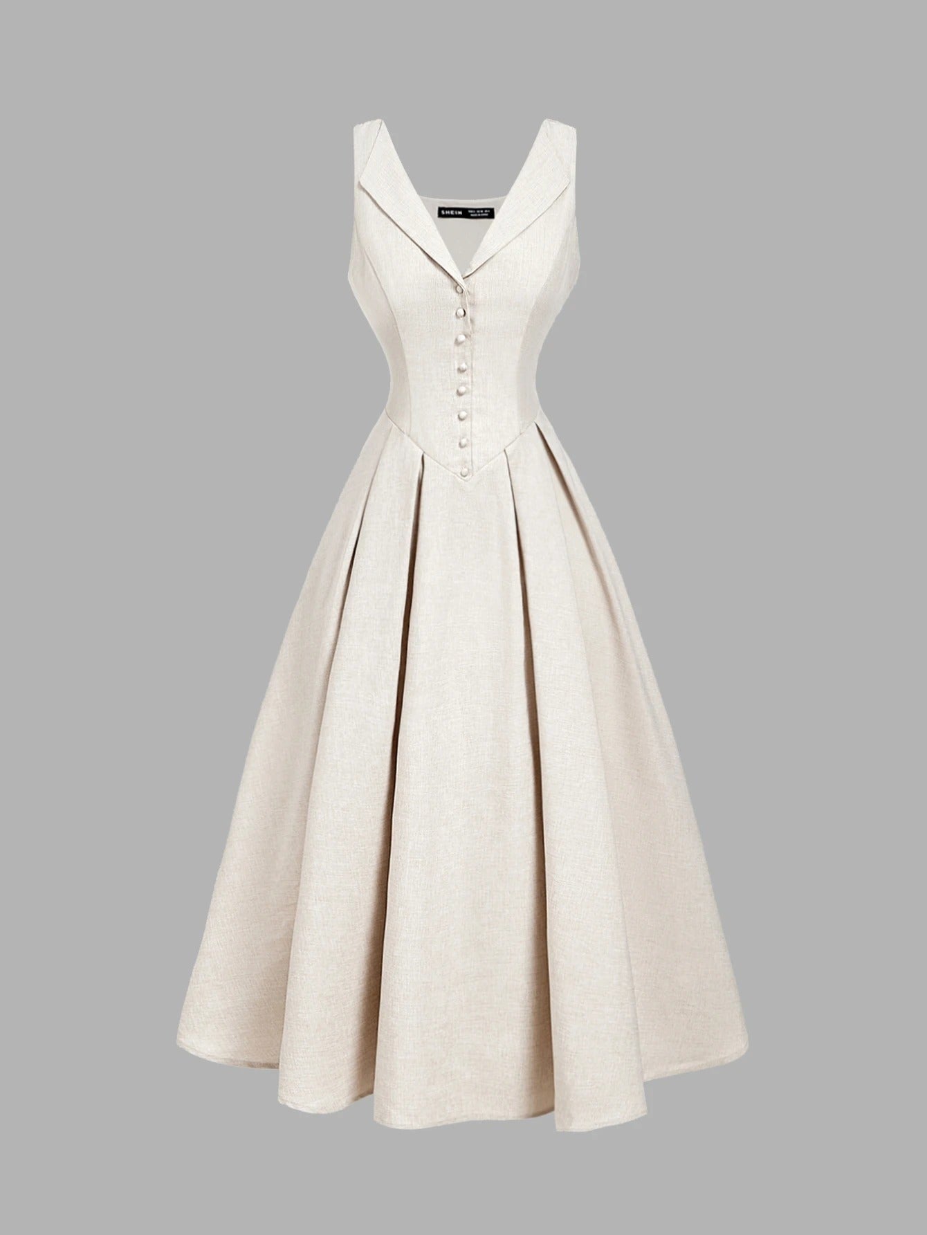 Vestido Branco Midi Margaux