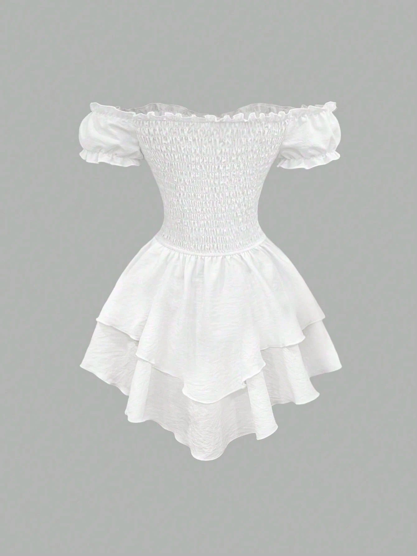 Vestido Curto Branco Elowen