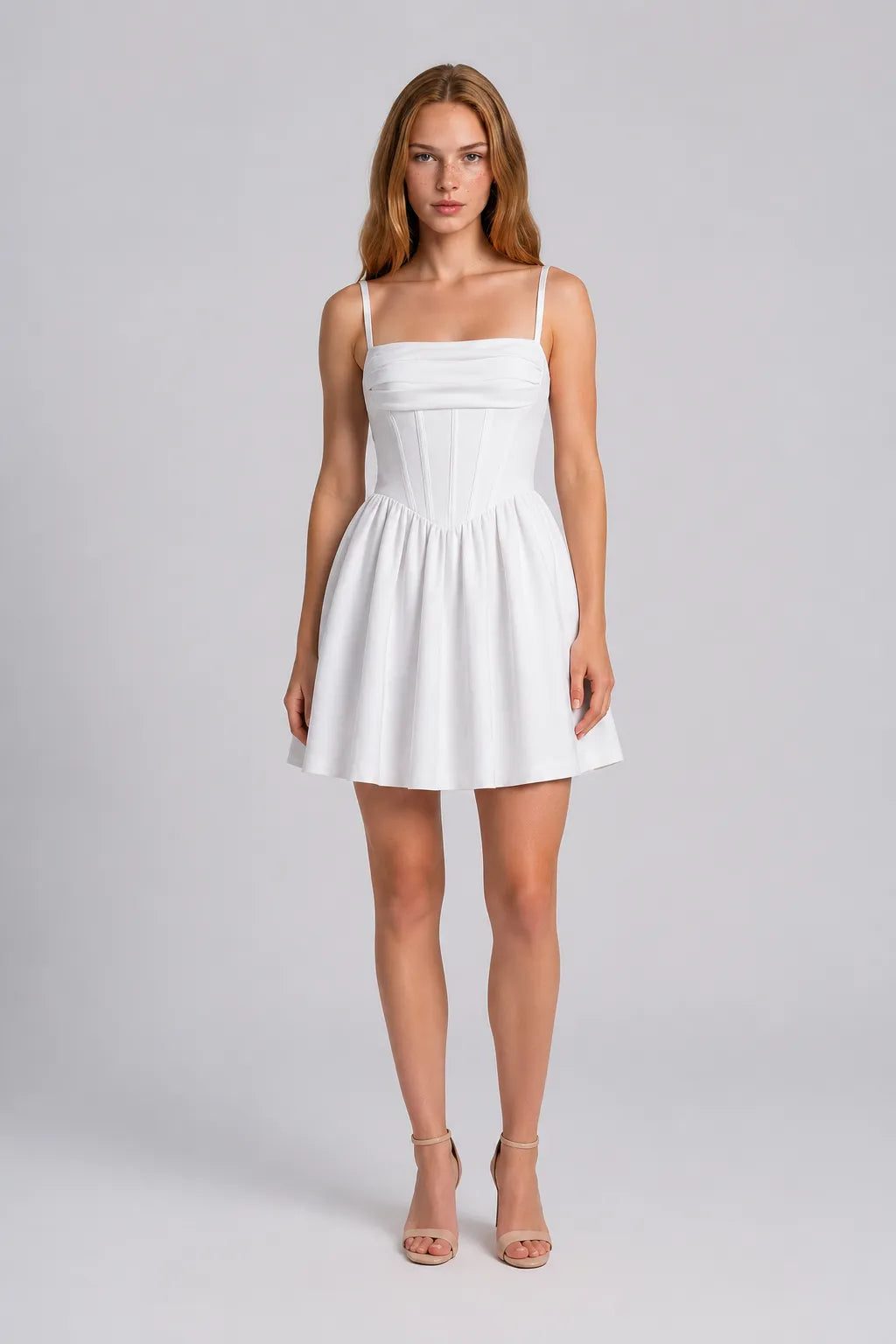 Vestido Curto Branco Yvette