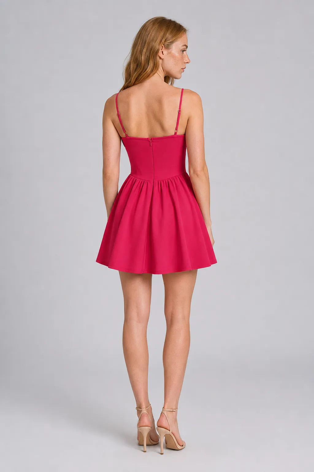 Vestido Curto Pink Celine