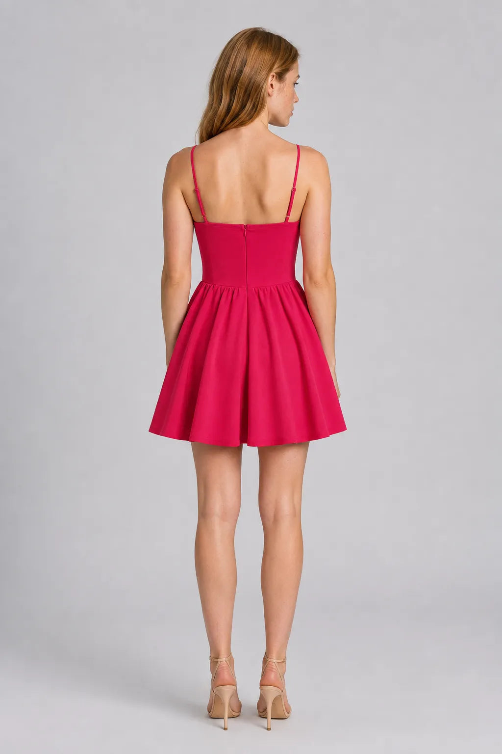 Vestido Curto Pink Celine