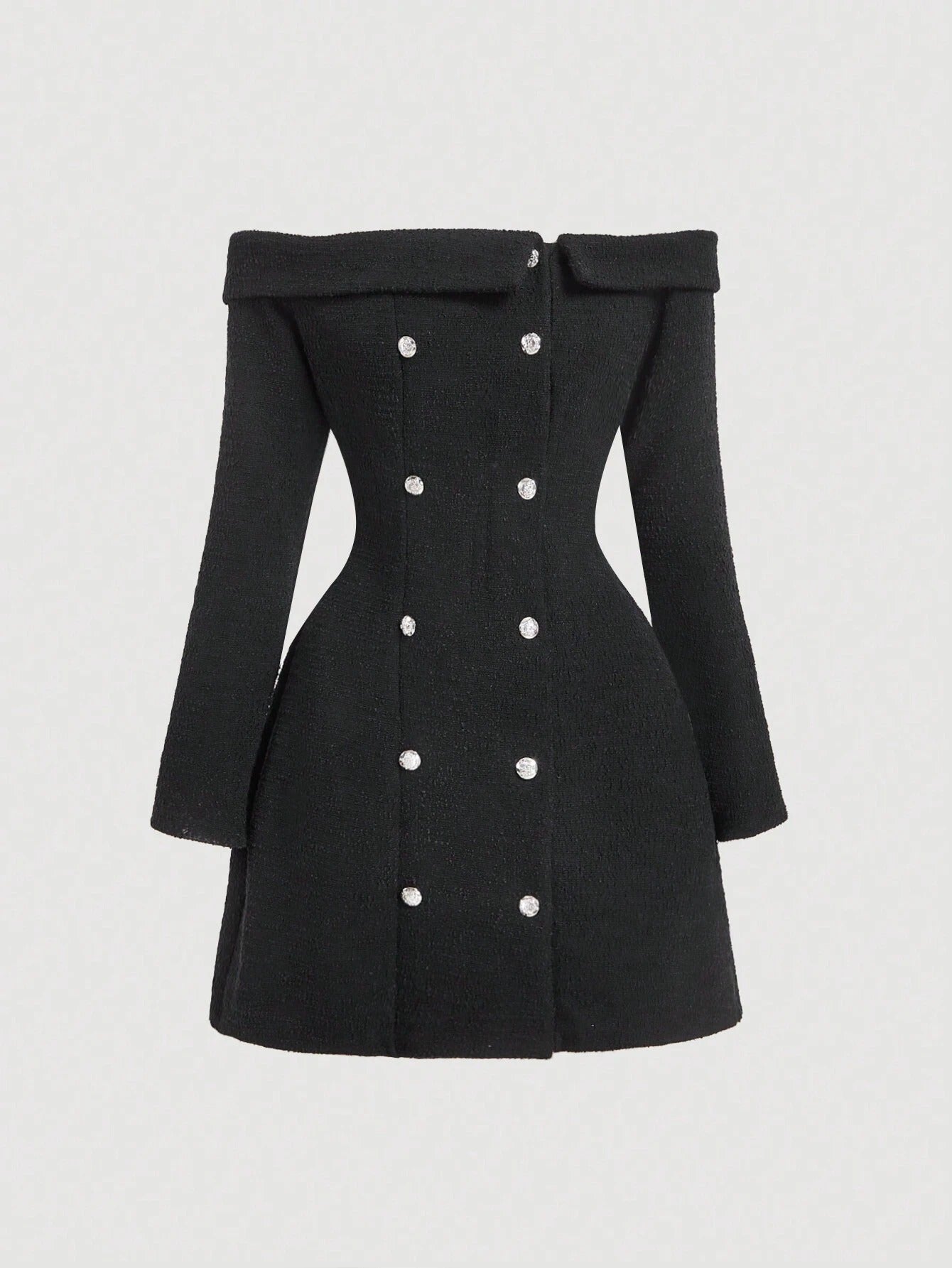 Vestido Curto Preto Celestine
