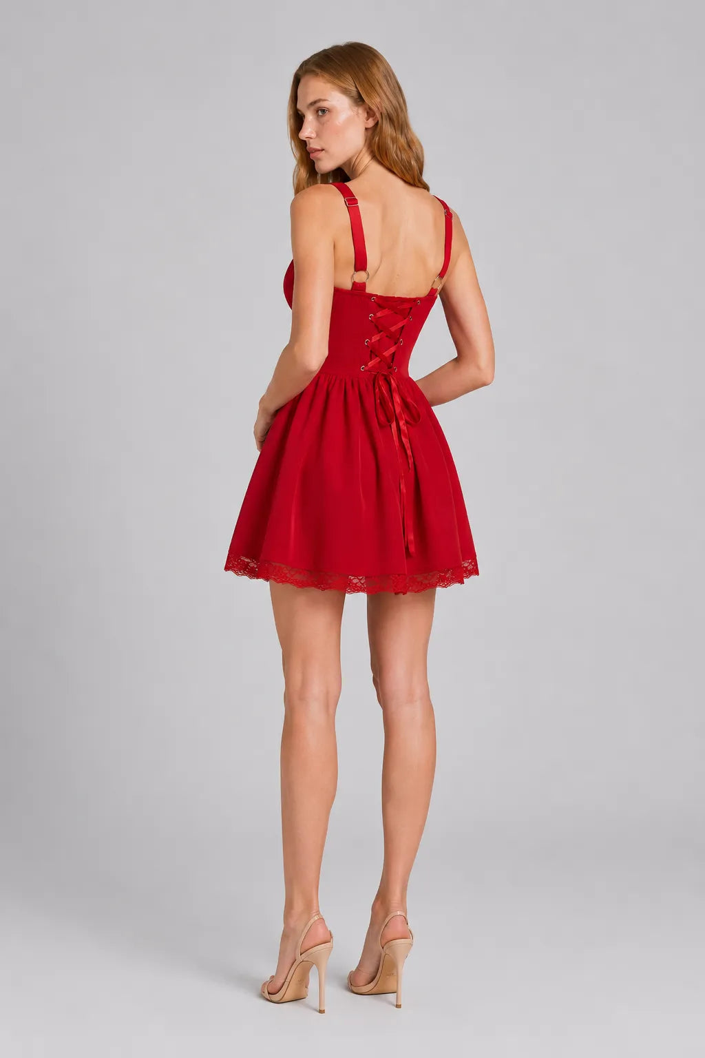Vestido Curto Vermelho Graziela