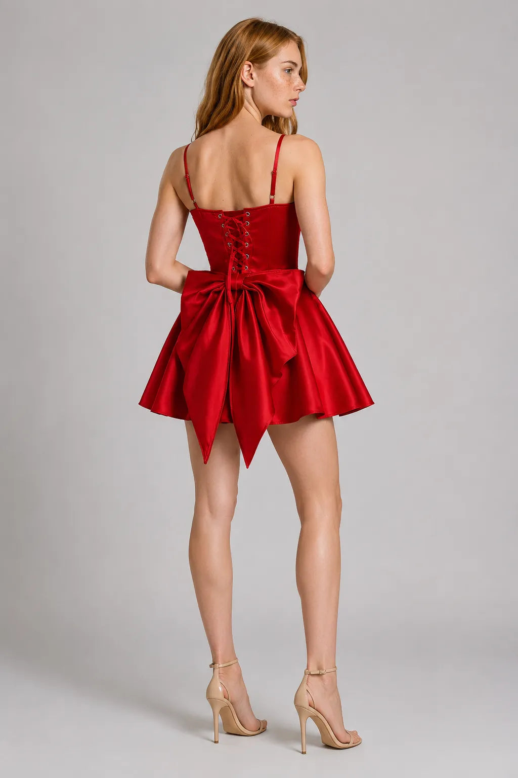 Vestido Curto Vermelho Ondine