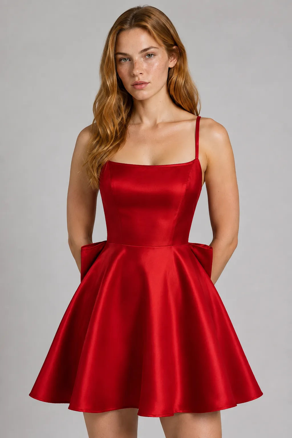 Vestido Curto Vermelho Ondine