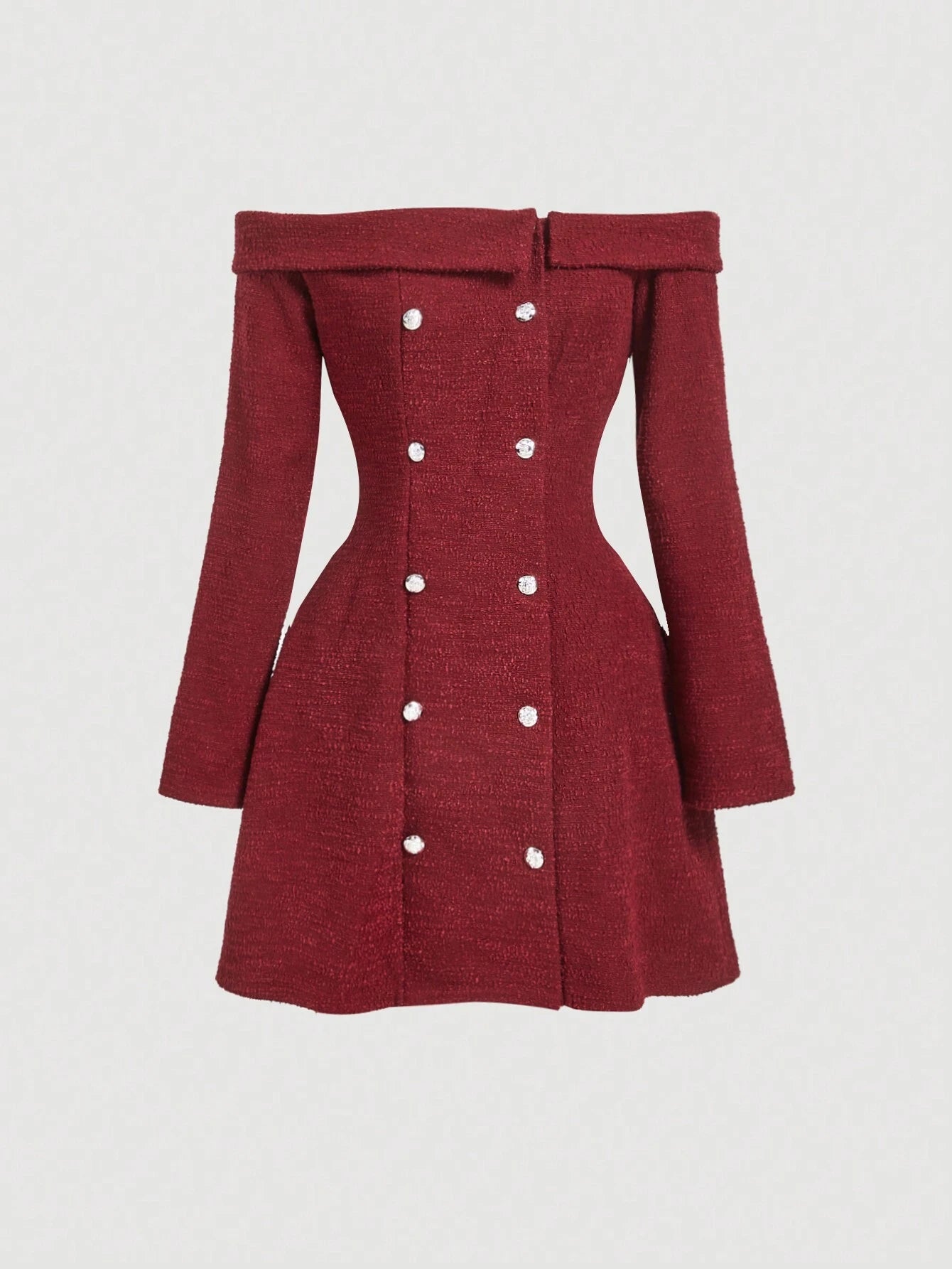 Vestido Curto Vinho Isadora