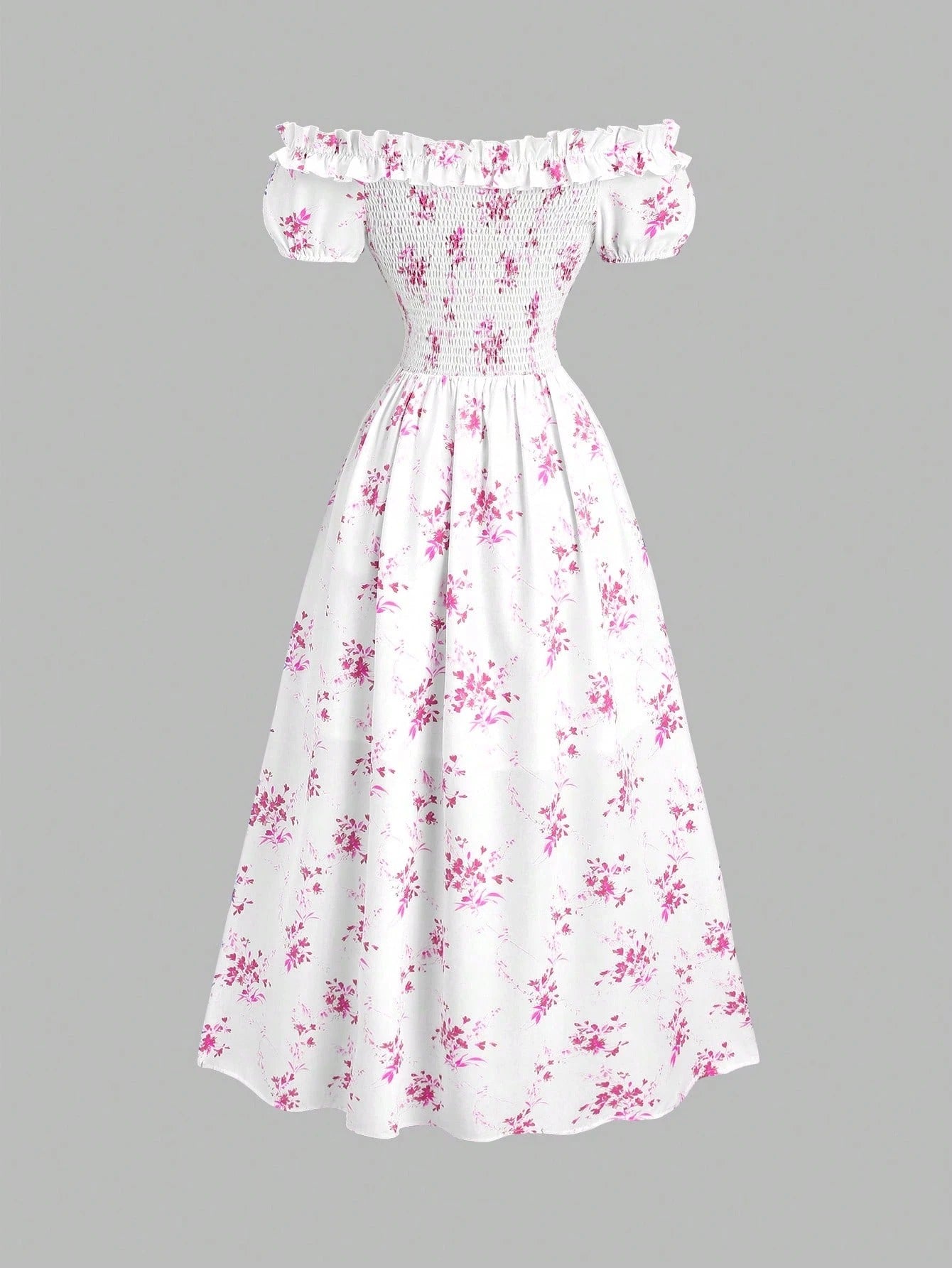 Vestido Floral Midi Avelina