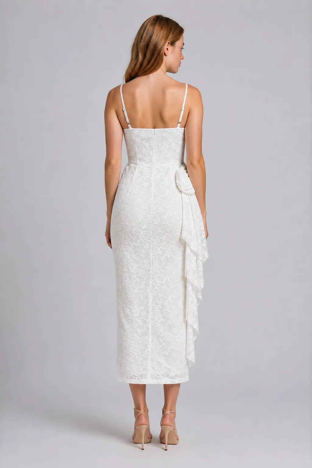 Vestido Longo Branco Calista