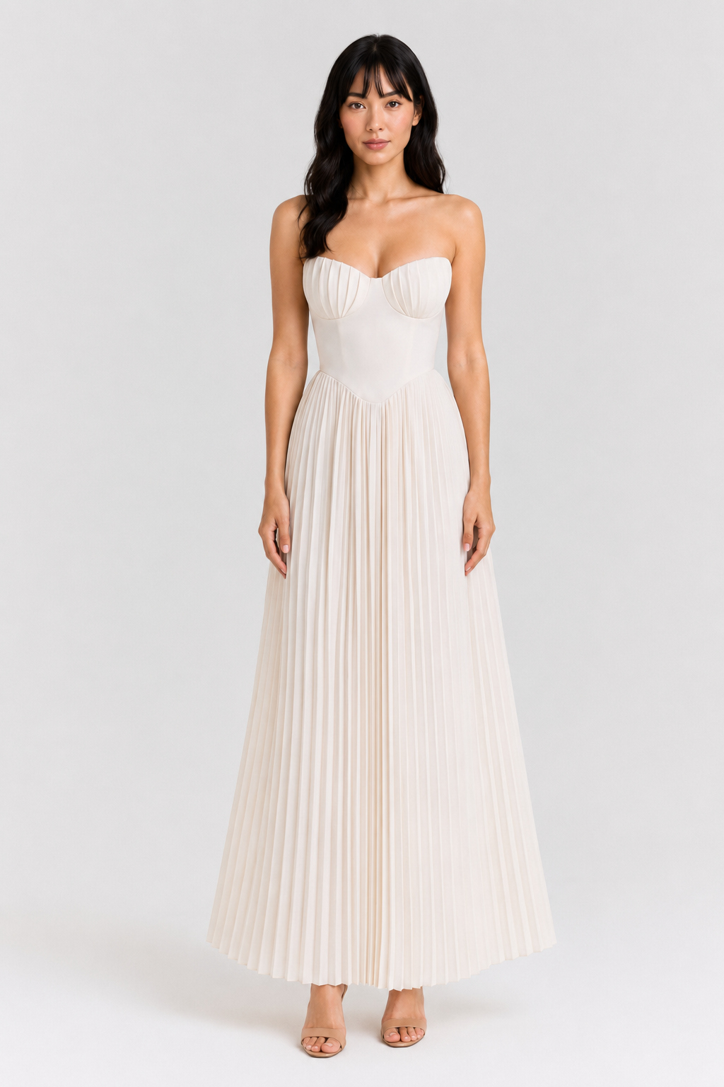 Vestido Longo Branco Clarisse