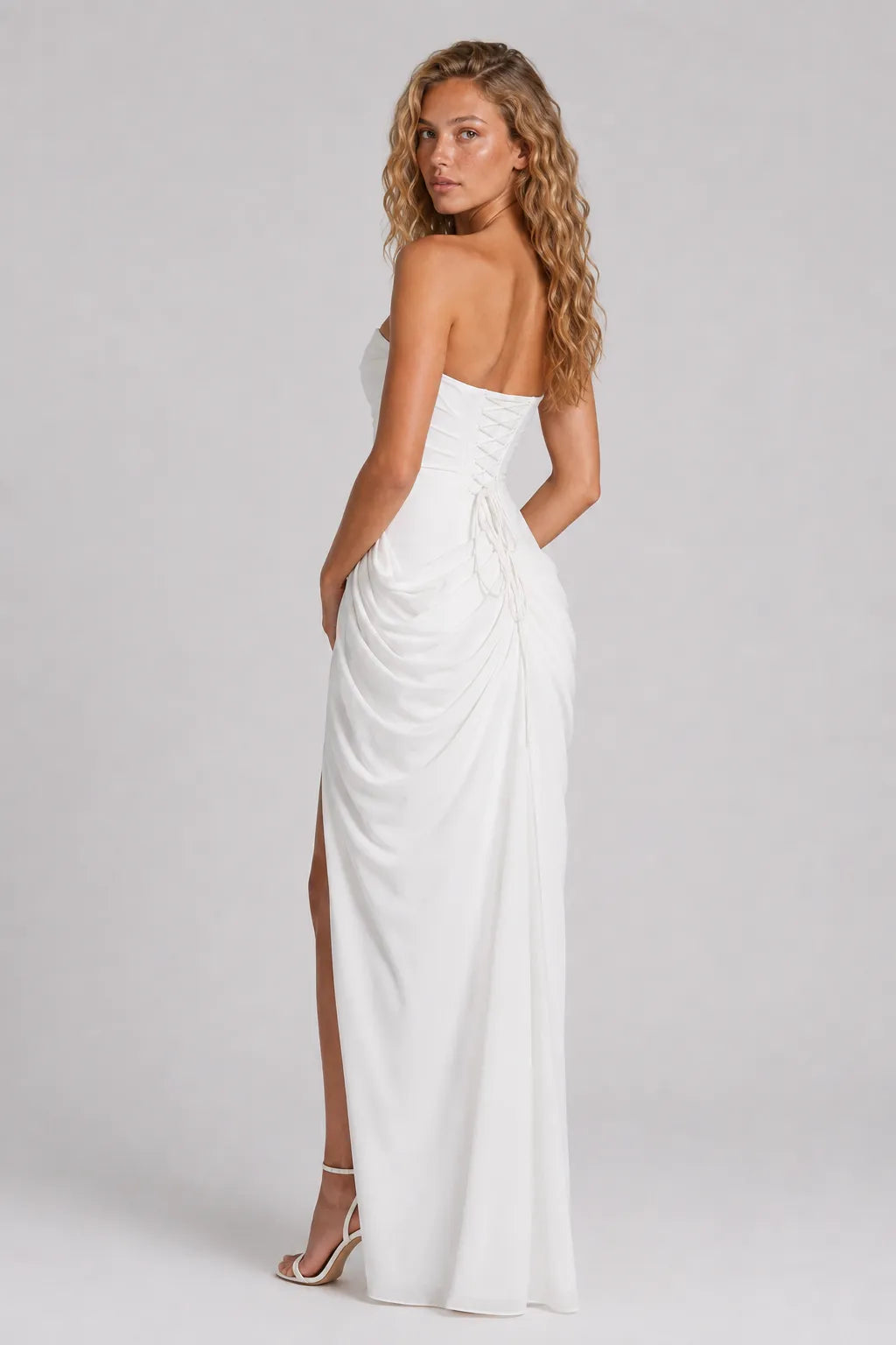 Vestido Longo Branco Serafina