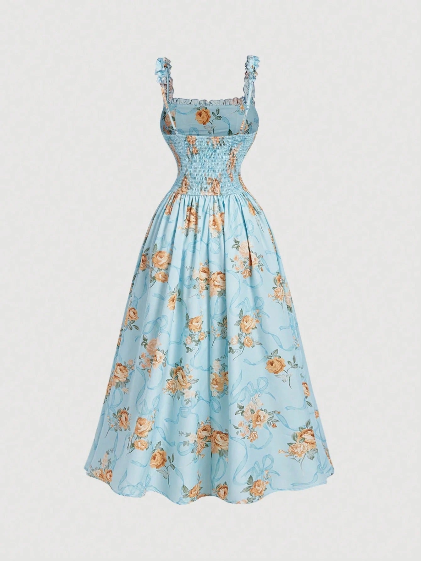 Vestido Longo Floral Briseida