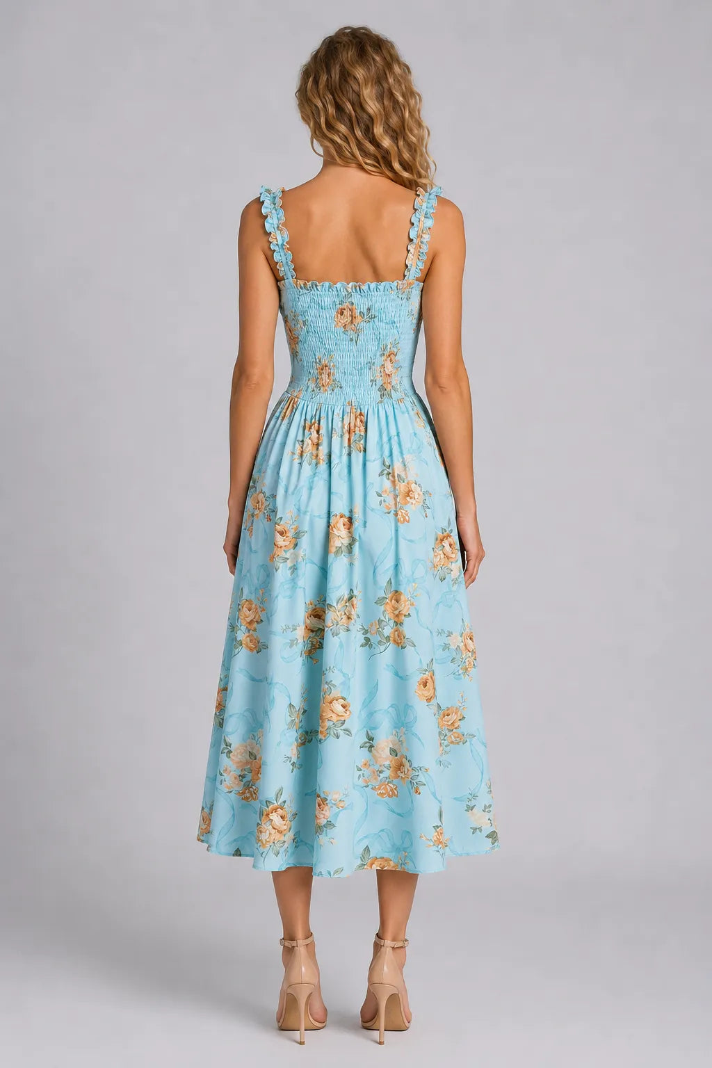 Vestido Longo Floral Briseida