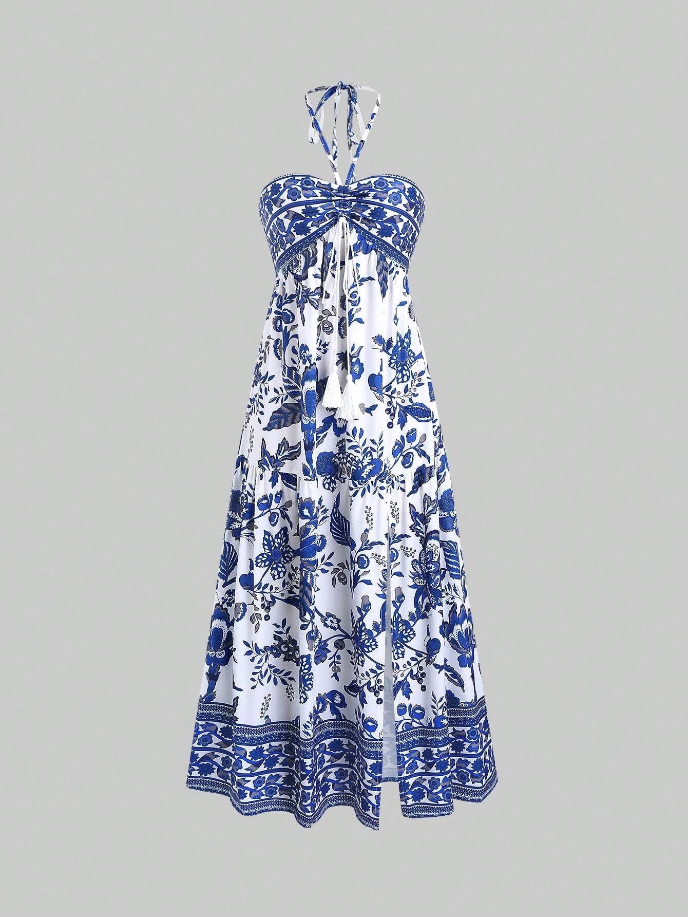 Vestido Longo Floral Noélie