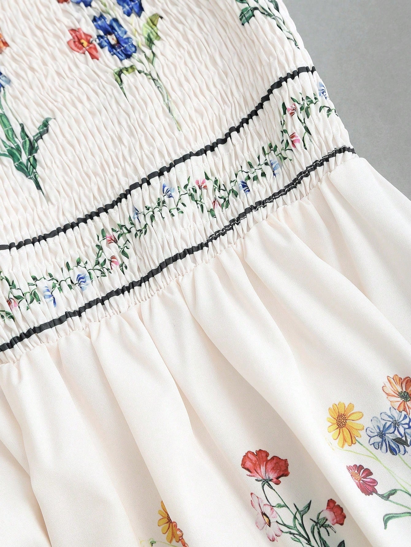 Vestido Longo Floral Zélie