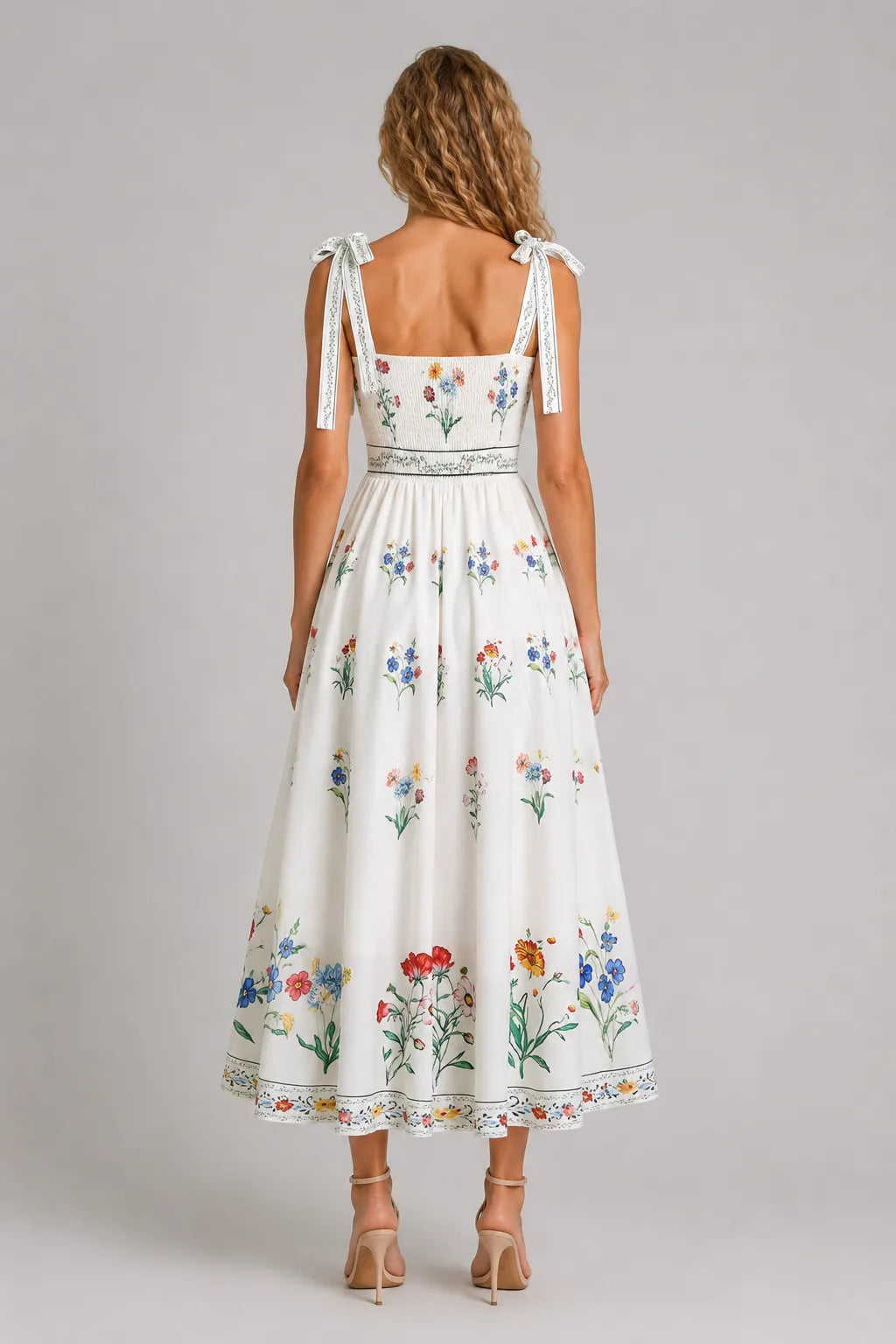 Vestido Longo Floral Zélie