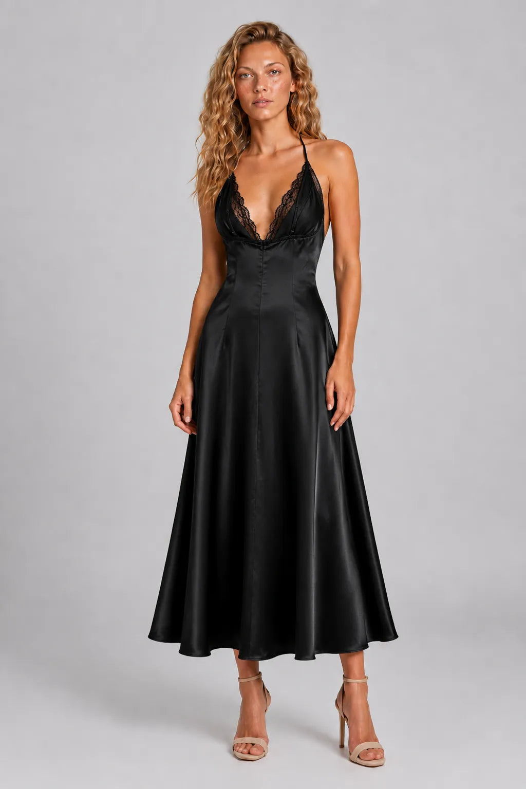 Vestido Longo Preto Amara