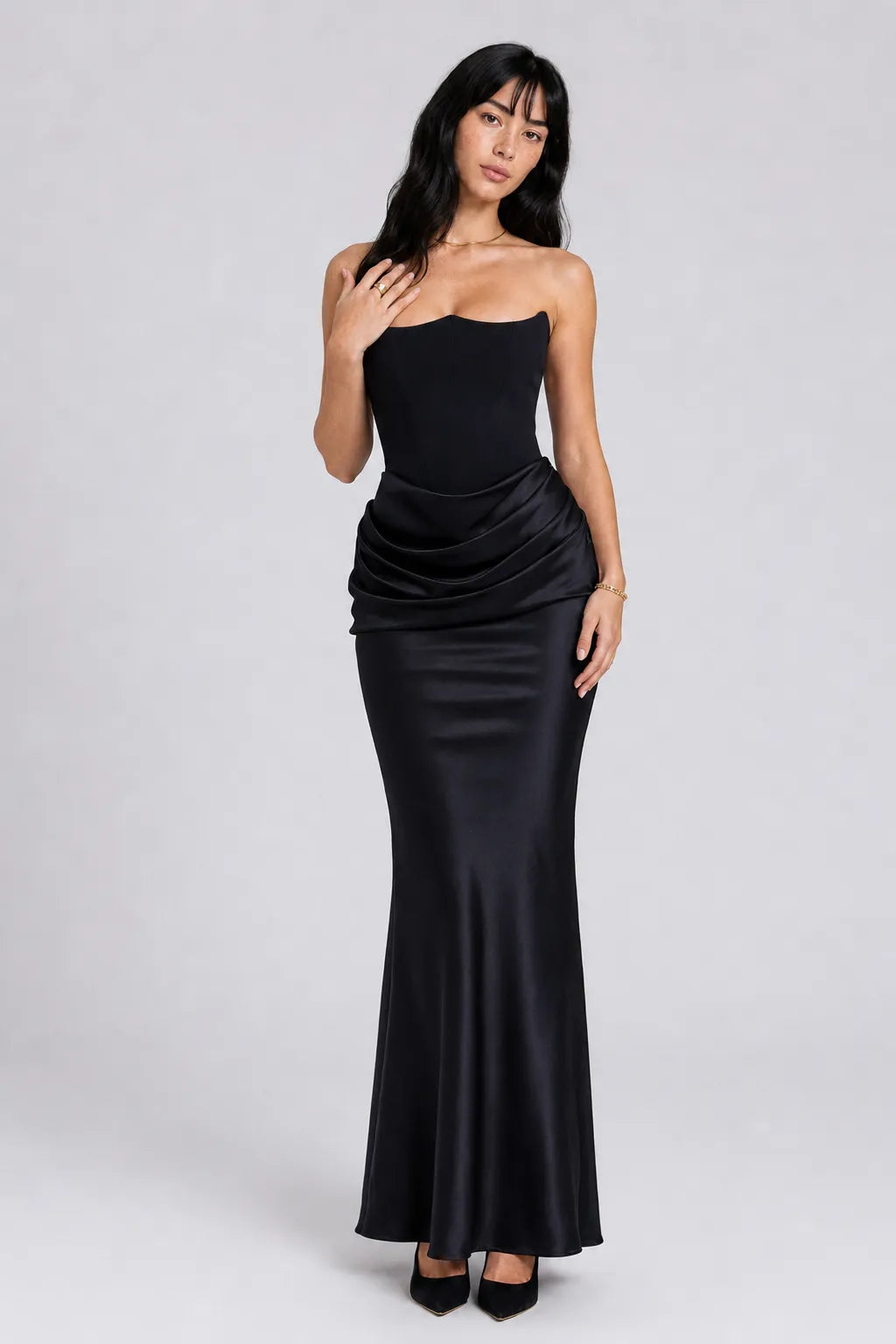 Vestido Longo Preto Amélie