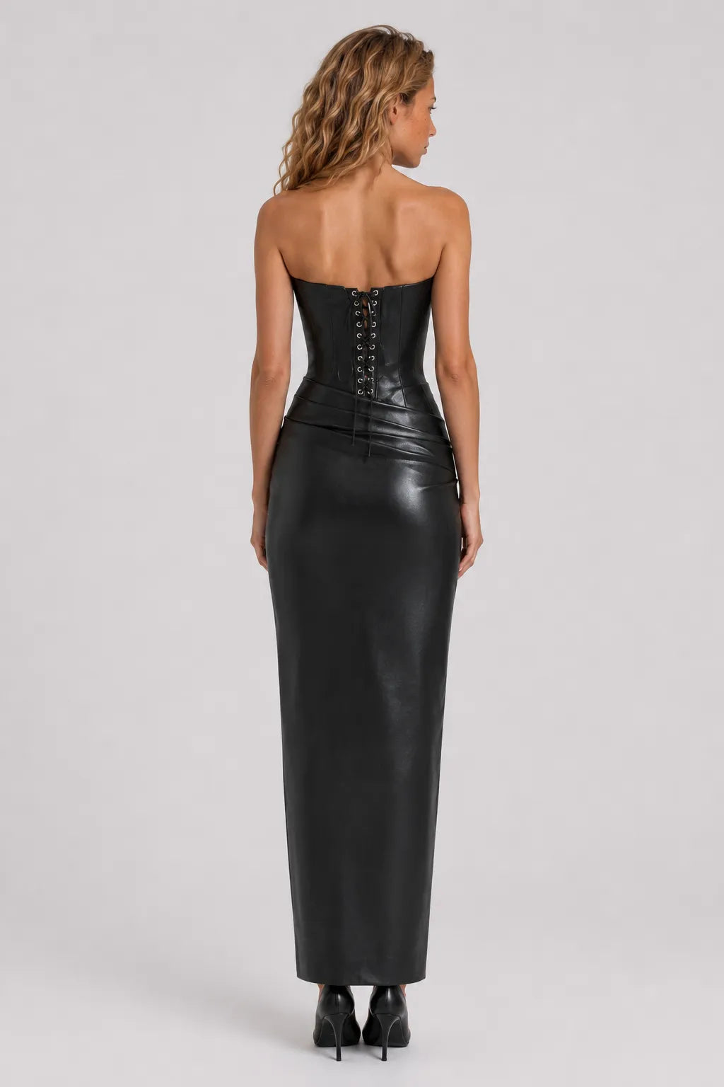 Vestido Longo Preto Celine