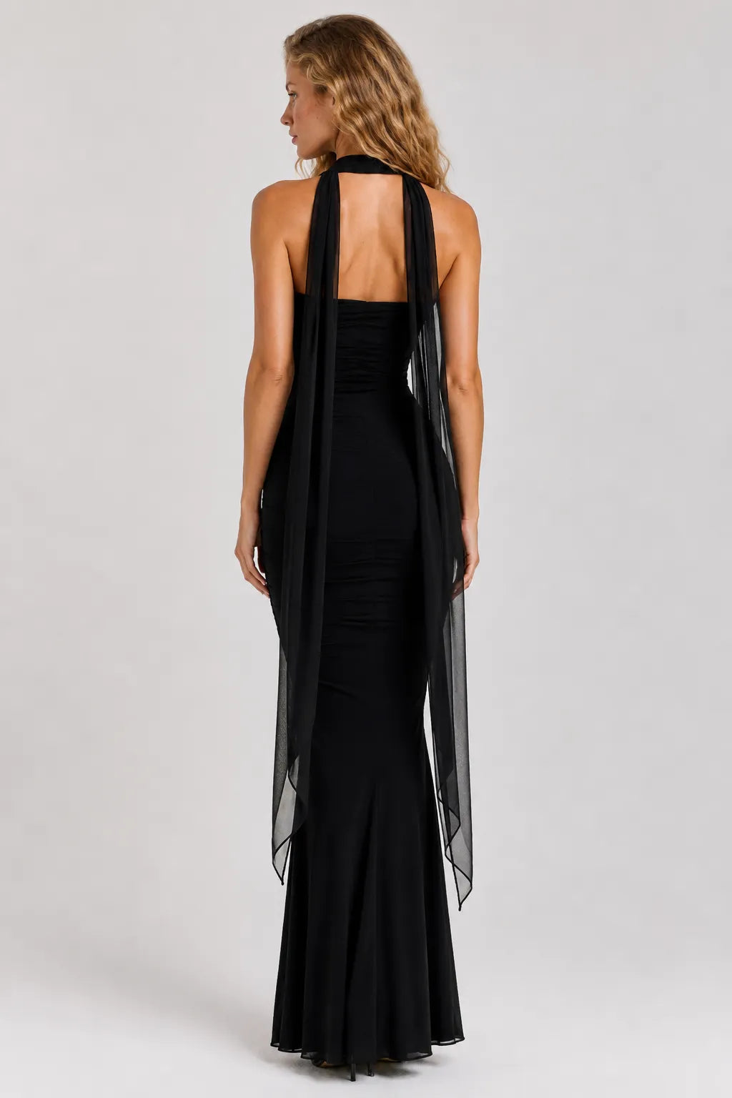 Vestido Longo Preto Estelle