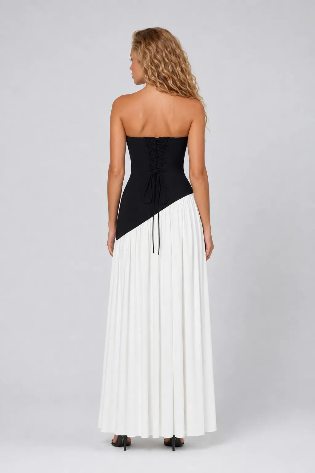 Vestido Longo Preto Francesca