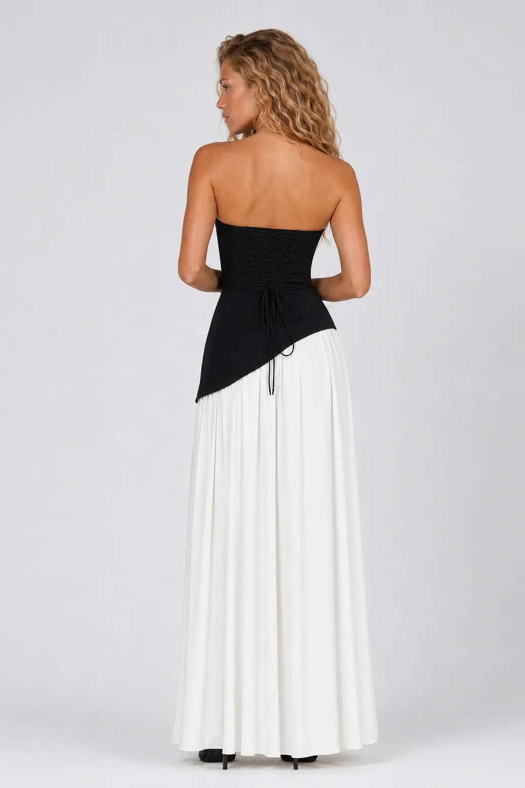 Vestido Longo Preto Francesca