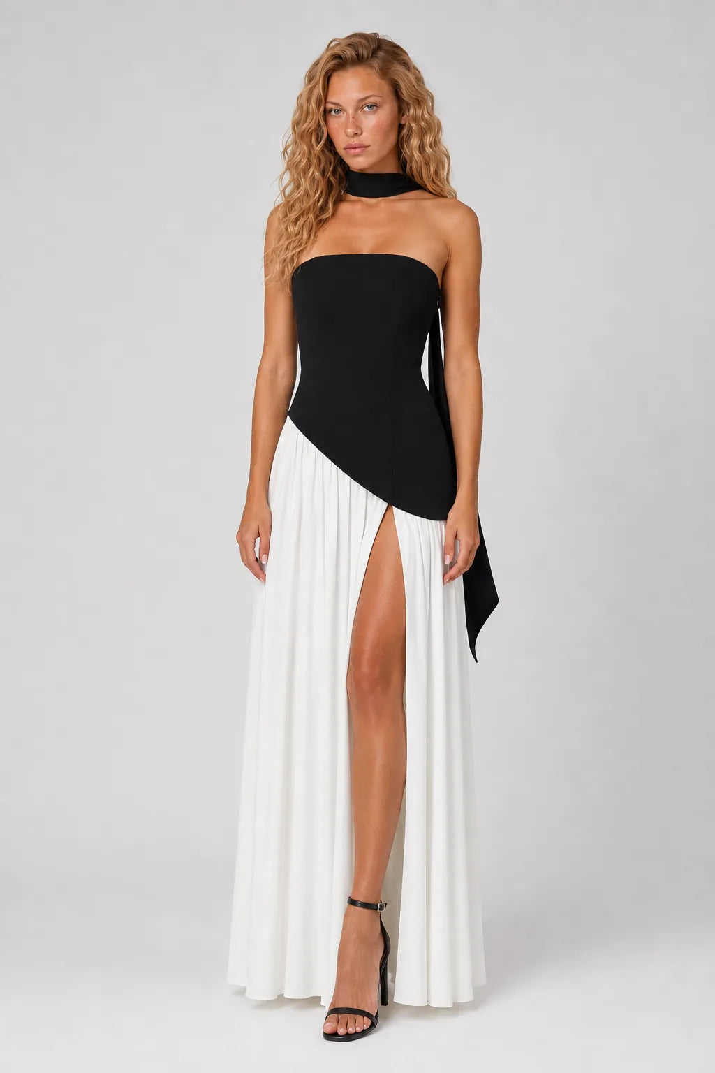 Vestido Longo Preto Francesca