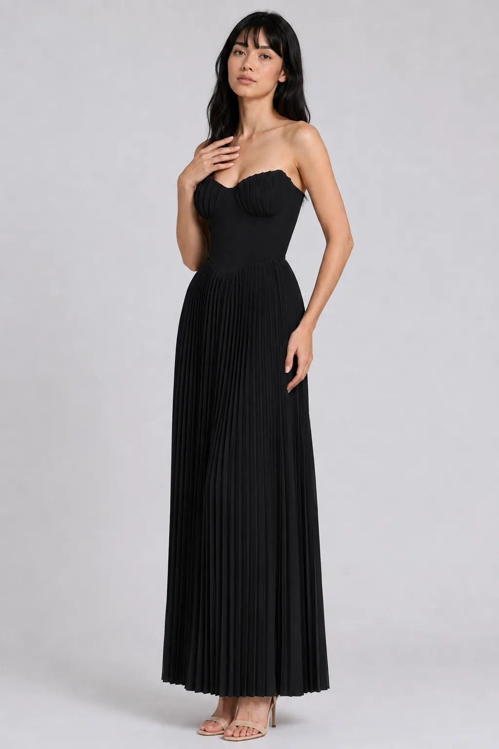 Vestido Longo Preto Geneviève