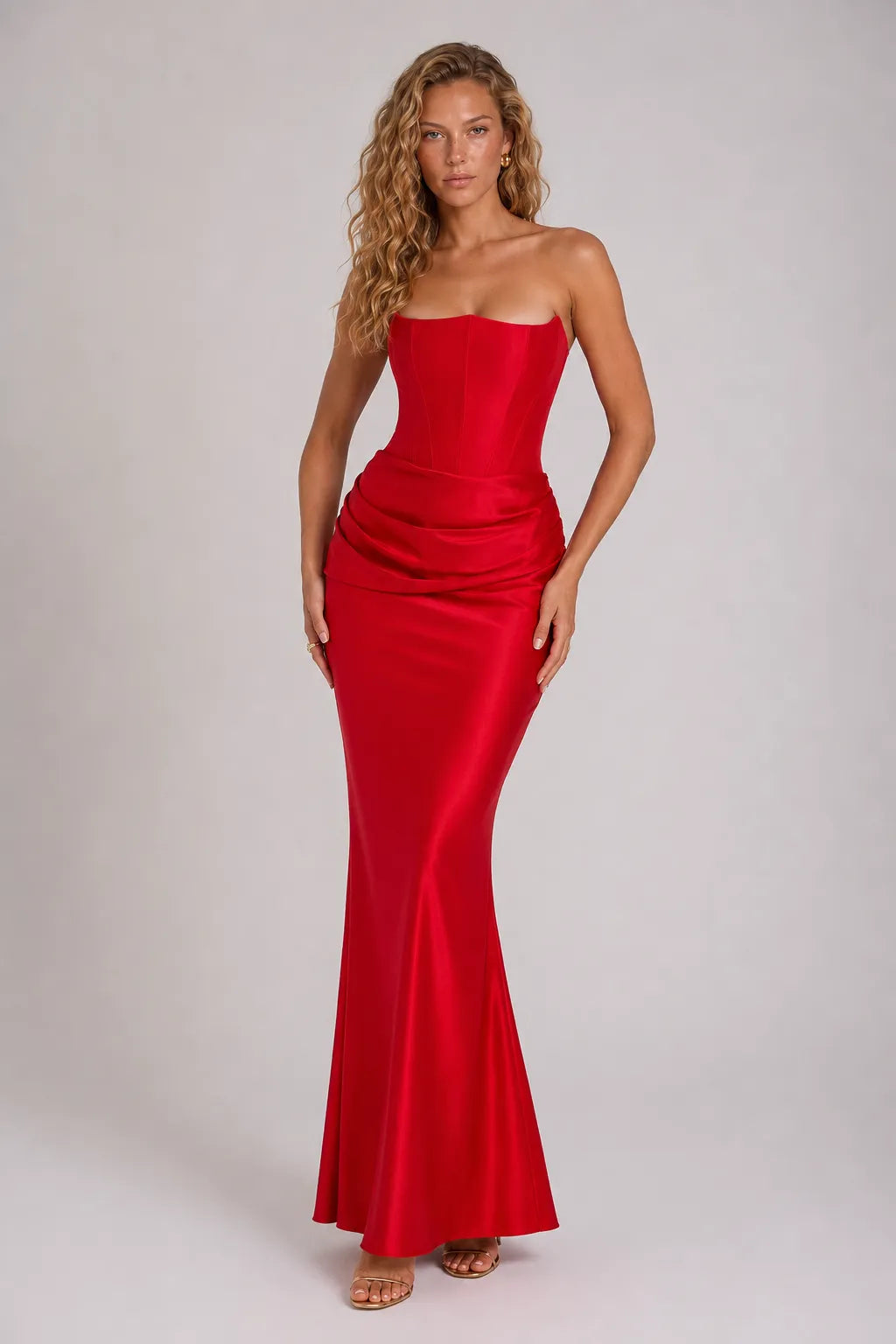Vestido Longo Vermelho Alessia