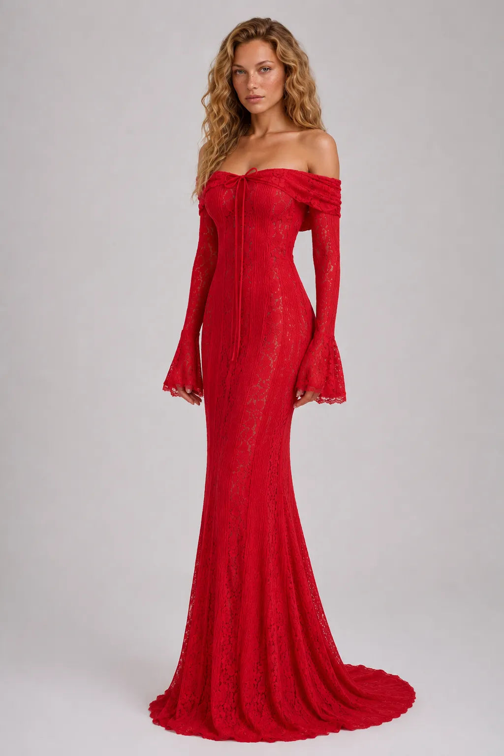 Vestido Longo Vermelho Arielle