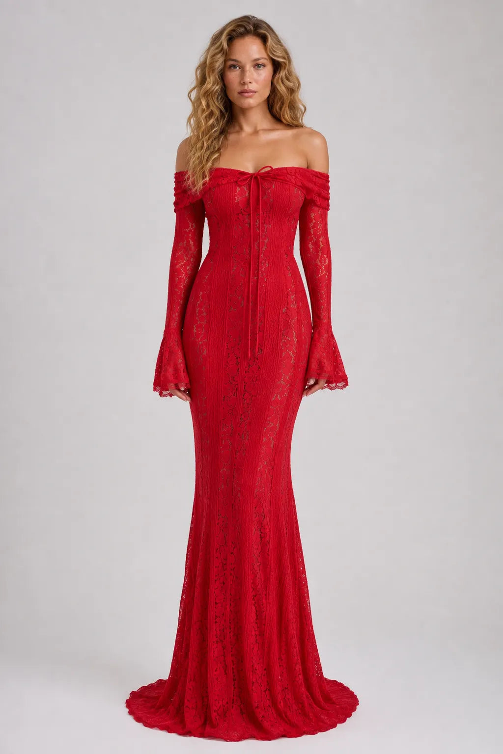 Vestido Longo Vermelho Arielle