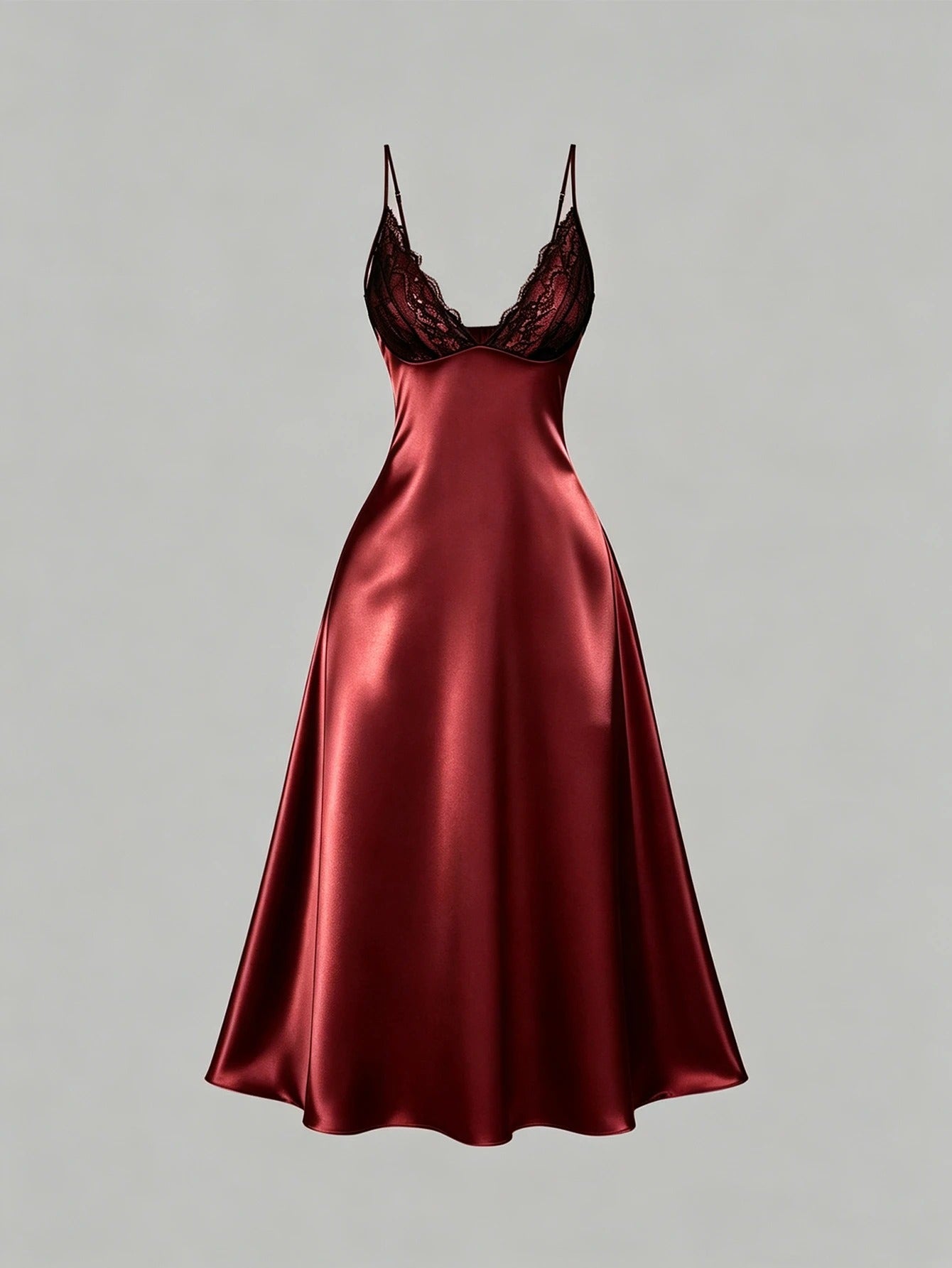 Vestido Longo Vermelho Leandra