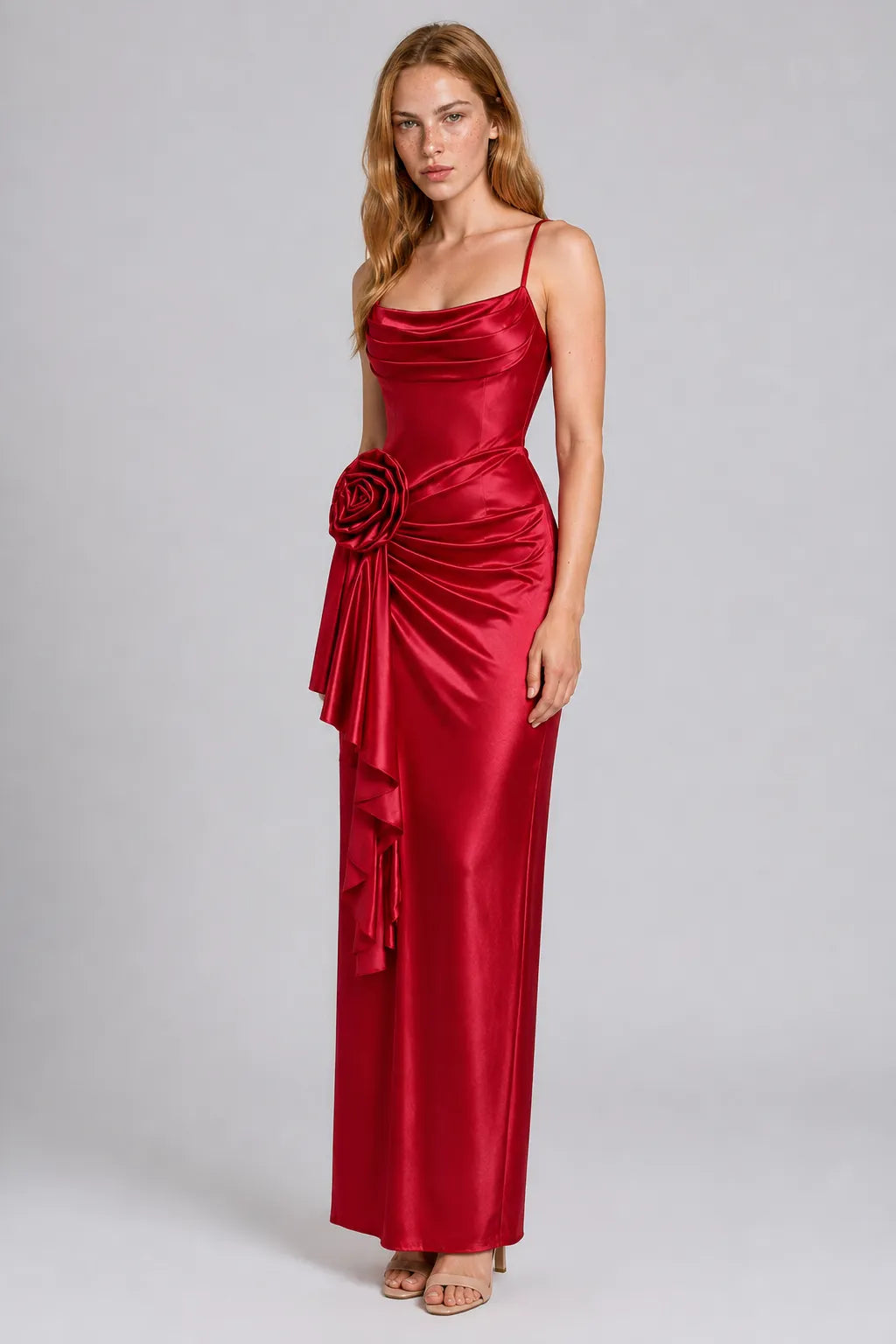 Vestido Longo Vermelho Safira