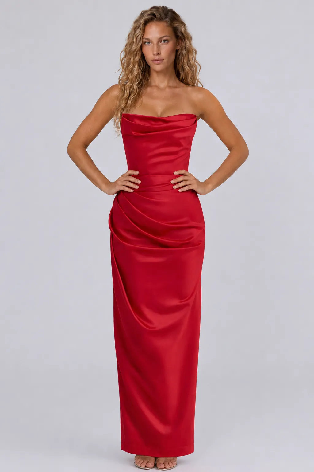 Vestido Longo Vermelho Vittoria