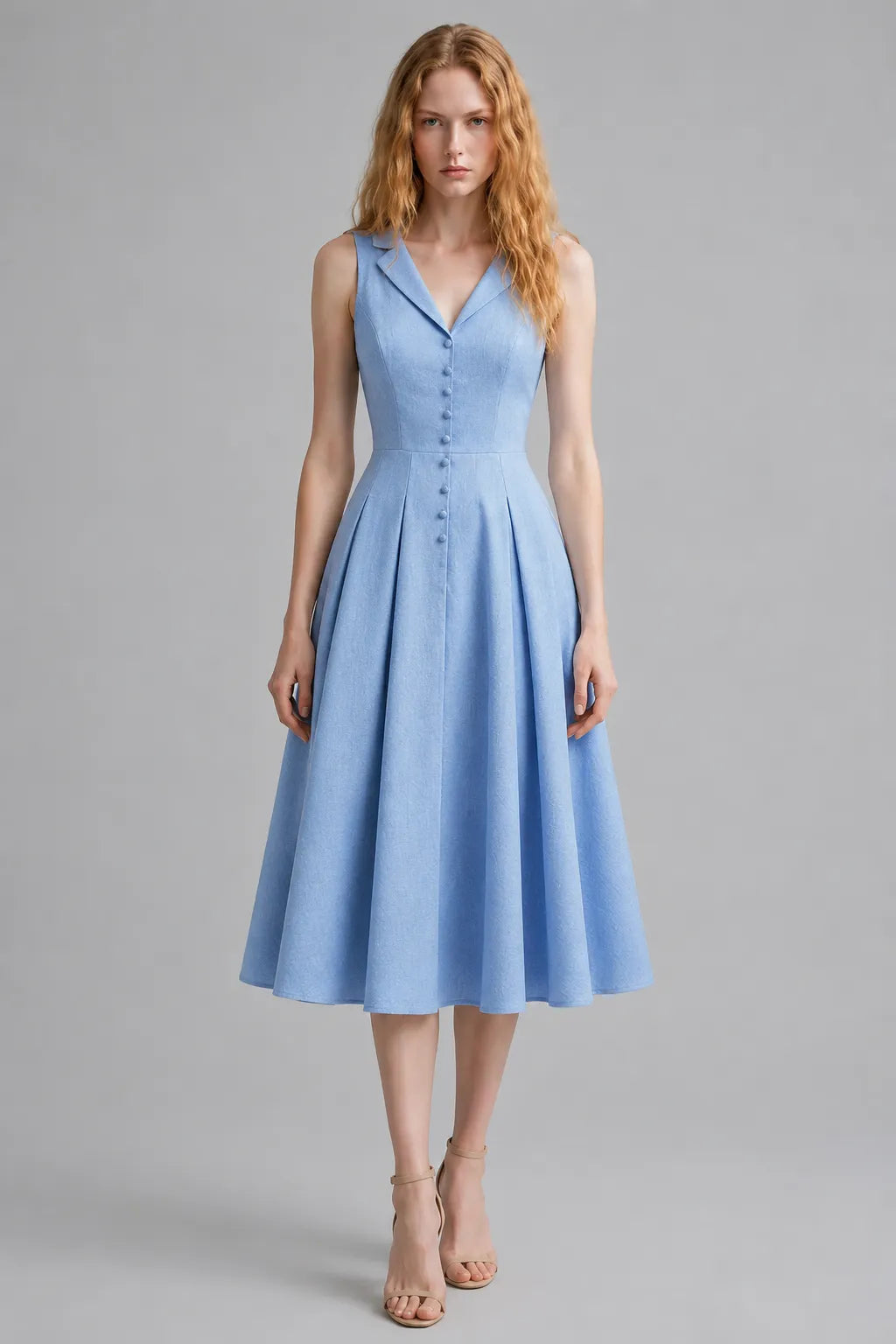 Vestido Midi Elegante Solène