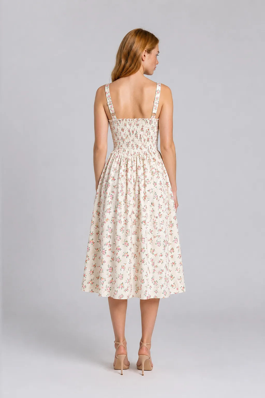 Vestido Midi Floral Samira