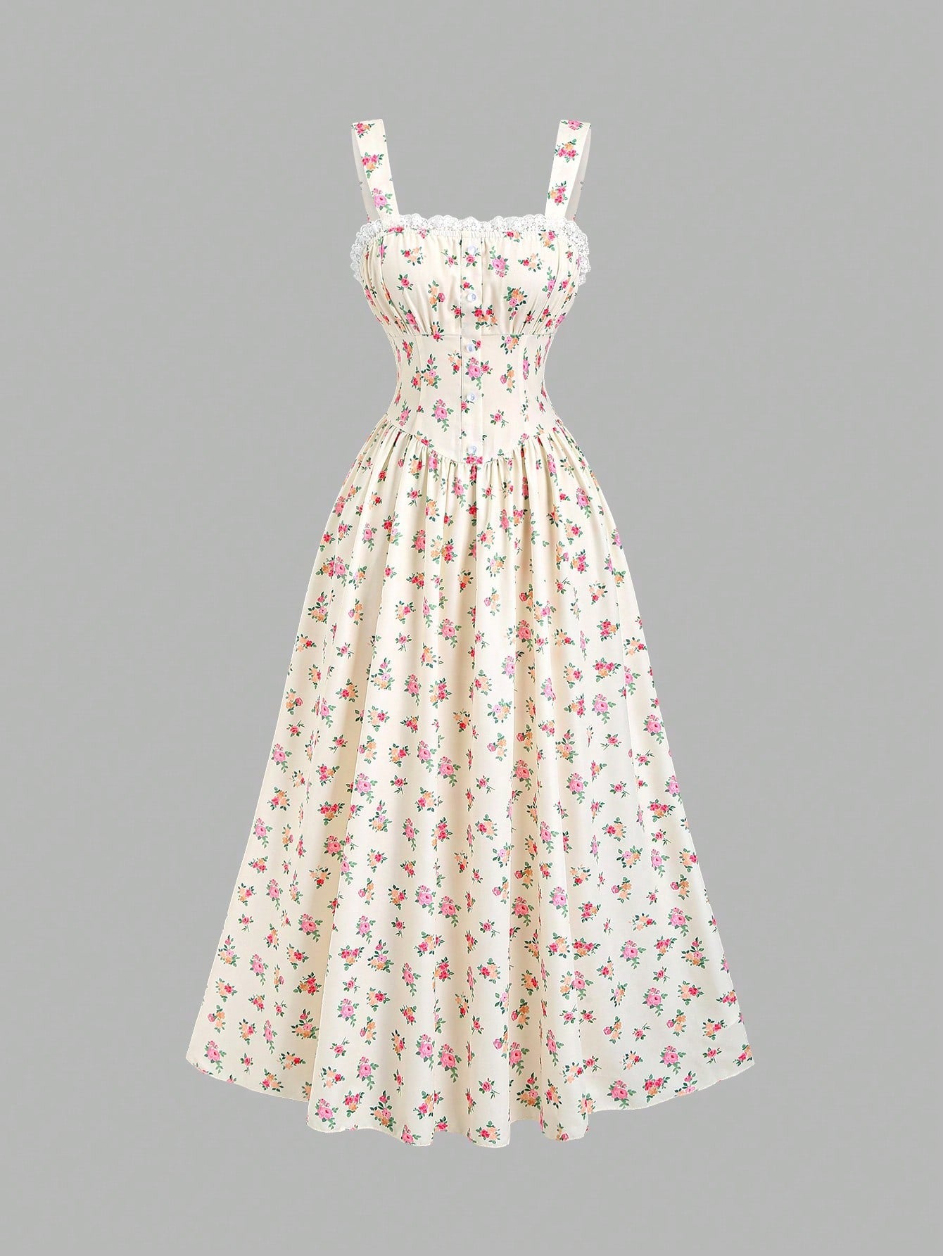 Vestido Midi Floral Samira