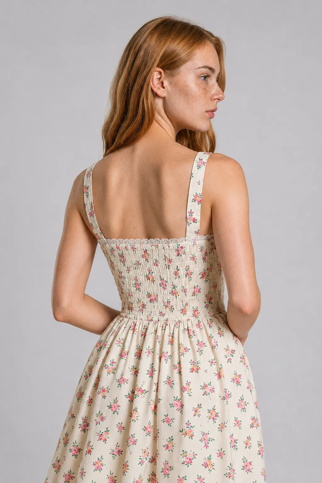Vestido Midi Floral Samira