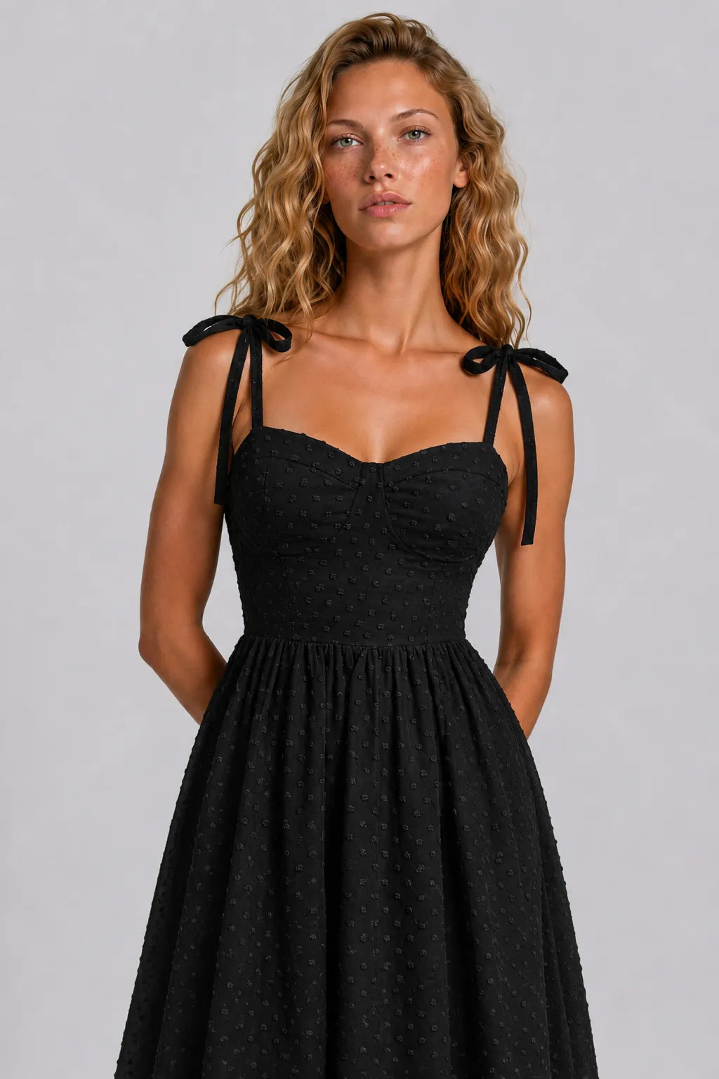Vestido Midi Preto Lorena