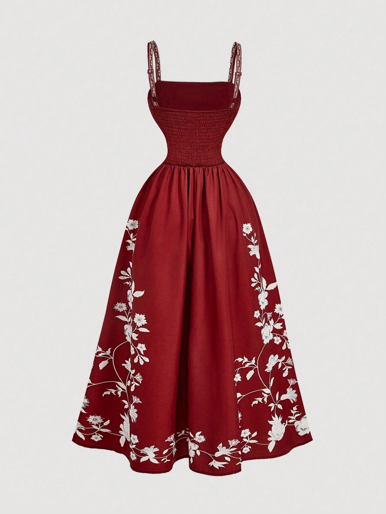 Vestido Vermelho Midi Élodie