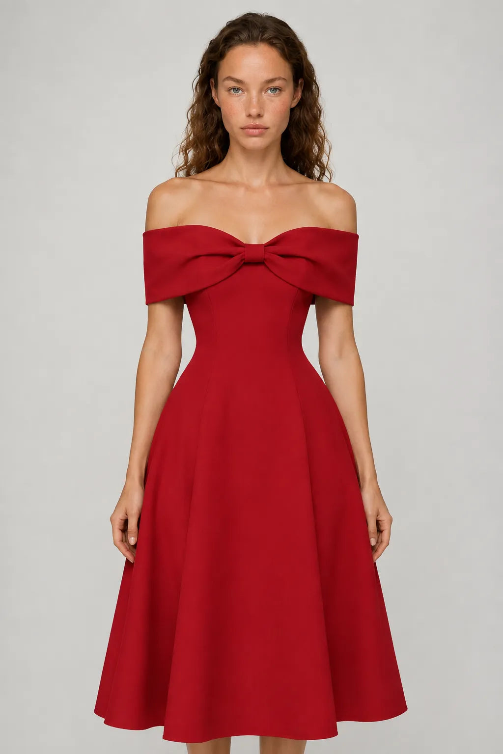 Vestido Vermelho Midi Odette