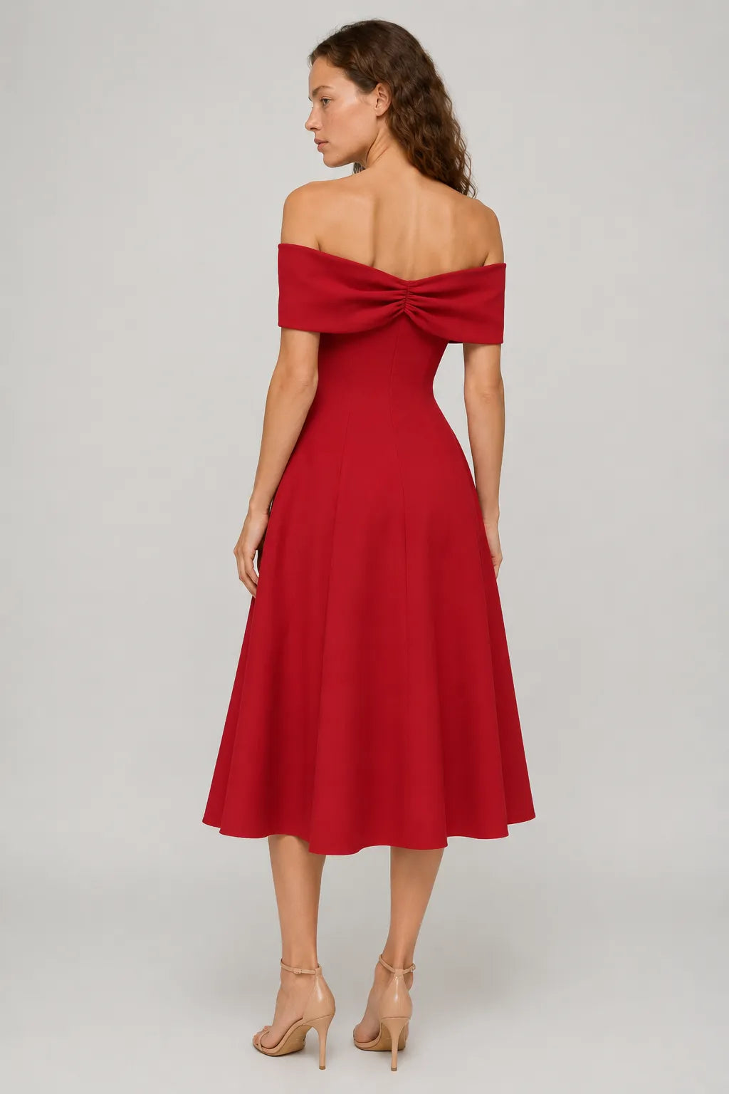 Vestido Vermelho Midi Odette