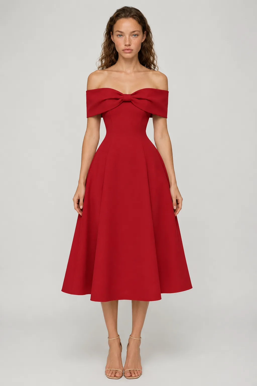 Vestido Vermelho Midi Odette