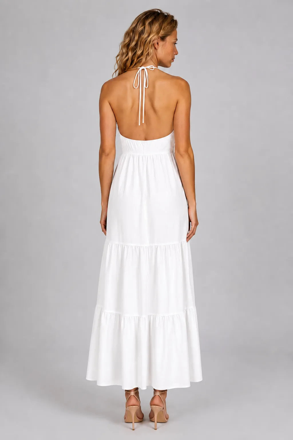 Vestido Longo Branco Ottilie
