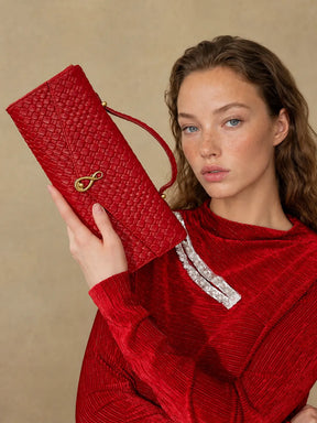 Bolsa Feminina Transversal Vermelha Celestine