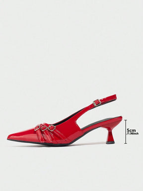 Scarpin Vermelho Eléonore