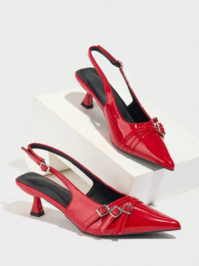 Scarpin Vermelho Eléonore