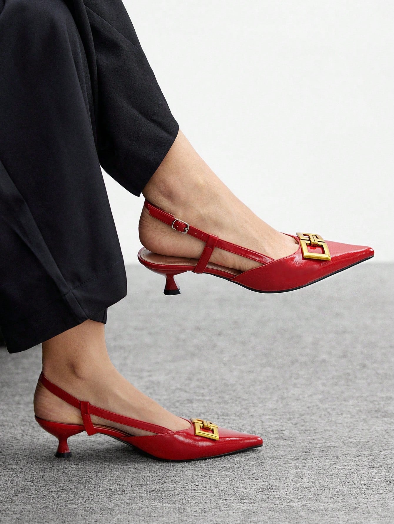 Scarpin Vermelho Solène