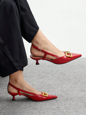 Scarpin Vermelho Solène